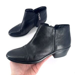 Sam Edelman Iconic Petty Tumbled Leather Boots Size 6